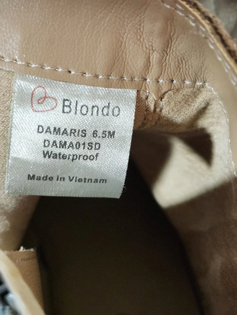 Blondo Damaris Waterproof Suede Booties Color: Taupe, Size: 6.5